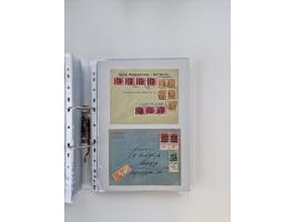 1920/23, umfangreiche Sammlung mit über 4600 Briefen, Karten und Ganzsachen. Dabei interessante Frankaturen, Blockeinheiten, 