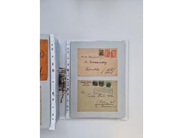 1920/23, umfangreiche Sammlung mit über 4600 Briefen, Karten und Ganzsachen. Dabei interessante Frankaturen, Blockeinheiten, 