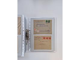 1920/23, umfangreiche Sammlung mit über 4600 Briefen, Karten und Ganzsachen. Dabei interessante Frankaturen, Blockeinheiten, 