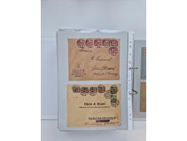 1920/23, umfangreiche Sammlung mit über 4600 Briefen, Karten und Ganzsachen. Dabei interessante Frankaturen, Blockeinheiten, 