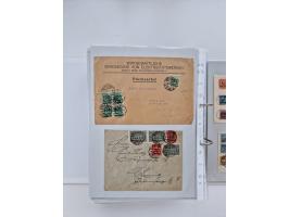 1920/23, umfangreiche Sammlung mit über 4600 Briefen, Karten und Ganzsachen. Dabei interessante Frankaturen, Blockeinheiten, 