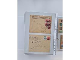 1920/23, umfangreiche Sammlung mit über 4600 Briefen, Karten und Ganzsachen. Dabei interessante Frankaturen, Blockeinheiten, 