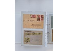 1920/23, umfangreiche Sammlung mit über 4600 Briefen, Karten und Ganzsachen. Dabei interessante Frankaturen, Blockeinheiten, 