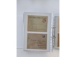 1920/23, umfangreiche Sammlung mit über 4600 Briefen, Karten und Ganzsachen. Dabei interessante Frankaturen, Blockeinheiten, 