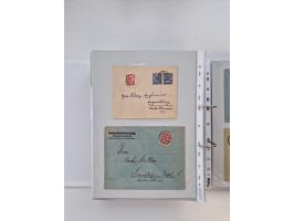 1920/23, umfangreiche Sammlung mit über 4600 Briefen, Karten und Ganzsachen. Dabei interessante Frankaturen, Blockeinheiten, 