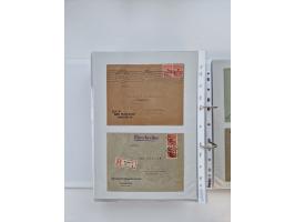 1920/23, umfangreiche Sammlung mit über 4600 Briefen, Karten und Ganzsachen. Dabei interessante Frankaturen, Blockeinheiten, 