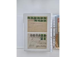 1920/23, umfangreiche Sammlung mit über 4600 Briefen, Karten und Ganzsachen. Dabei interessante Frankaturen, Blockeinheiten, 