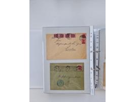 1920/23, umfangreiche Sammlung mit über 4600 Briefen, Karten und Ganzsachen. Dabei interessante Frankaturen, Blockeinheiten, 