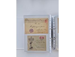 1920/23, umfangreiche Sammlung mit über 4600 Briefen, Karten und Ganzsachen. Dabei interessante Frankaturen, Blockeinheiten, 