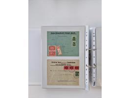 1920/23, umfangreiche Sammlung mit über 4600 Briefen, Karten und Ganzsachen. Dabei interessante Frankaturen, Blockeinheiten, 