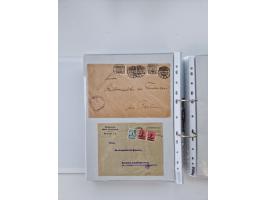 1920/23, umfangreiche Sammlung mit über 4600 Briefen, Karten und Ganzsachen. Dabei interessante Frankaturen, Blockeinheiten, 