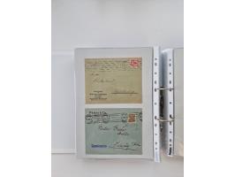 1920/23, umfangreiche Sammlung mit über 4600 Briefen, Karten und Ganzsachen. Dabei interessante Frankaturen, Blockeinheiten, 