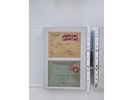 1920/23, umfangreiche Sammlung mit über 4600 Briefen, Karten und Ganzsachen. Dabei interessante Frankaturen, Blockeinheiten, 
