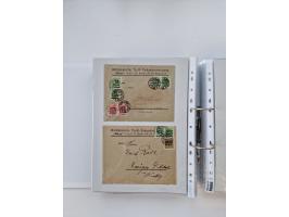 1920/23, umfangreiche Sammlung mit über 4600 Briefen, Karten und Ganzsachen. Dabei interessante Frankaturen, Blockeinheiten, 