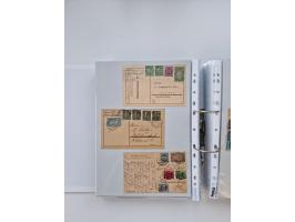1920/23, umfangreiche Sammlung mit über 4600 Briefen, Karten und Ganzsachen. Dabei interessante Frankaturen, Blockeinheiten, 