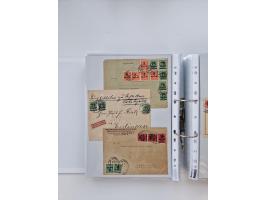 1920/23, umfangreiche Sammlung mit über 4600 Briefen, Karten und Ganzsachen. Dabei interessante Frankaturen, Blockeinheiten, 