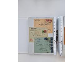 1920/23, umfangreiche Sammlung mit über 4600 Briefen, Karten und Ganzsachen. Dabei interessante Frankaturen, Blockeinheiten, 