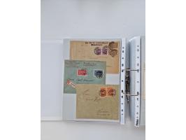 1920/23, umfangreiche Sammlung mit über 4600 Briefen, Karten und Ganzsachen. Dabei interessante Frankaturen, Blockeinheiten, 