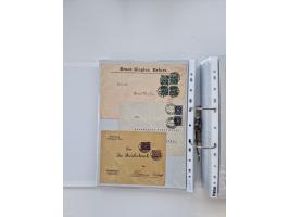 1920/23, umfangreiche Sammlung mit über 4600 Briefen, Karten und Ganzsachen. Dabei interessante Frankaturen, Blockeinheiten, 