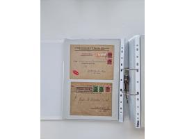 1920/23, umfangreiche Sammlung mit über 4600 Briefen, Karten und Ganzsachen. Dabei interessante Frankaturen, Blockeinheiten, 