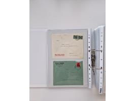 1920/23, umfangreiche Sammlung mit über 4600 Briefen, Karten und Ganzsachen. Dabei interessante Frankaturen, Blockeinheiten, 