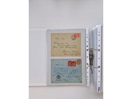 1920/23, umfangreiche Sammlung mit über 4600 Briefen, Karten und Ganzsachen. Dabei interessante Frankaturen, Blockeinheiten, 
