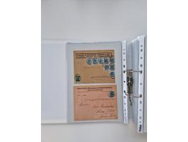1920/23, umfangreiche Sammlung mit über 4600 Briefen, Karten und Ganzsachen. Dabei interessante Frankaturen, Blockeinheiten, 