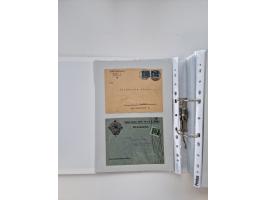 1920/23, umfangreiche Sammlung mit über 4600 Briefen, Karten und Ganzsachen. Dabei interessante Frankaturen, Blockeinheiten, 