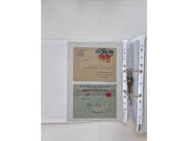 1920/23, umfangreiche Sammlung mit über 4600 Briefen, Karten und Ganzsachen. Dabei interessante Frankaturen, Blockeinheiten, 