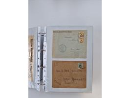 1920/23, umfangreiche Sammlung mit über 4600 Briefen, Karten und Ganzsachen. Dabei interessante Frankaturen, Blockeinheiten, 