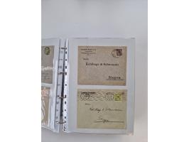 1920/23, umfangreiche Sammlung mit über 4600 Briefen, Karten und Ganzsachen. Dabei interessante Frankaturen, Blockeinheiten, 