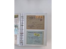 1920/23, umfangreiche Sammlung mit über 4600 Briefen, Karten und Ganzsachen. Dabei interessante Frankaturen, Blockeinheiten, 
