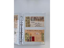 1920/23, umfangreiche Sammlung mit über 4600 Briefen, Karten und Ganzsachen. Dabei interessante Frankaturen, Blockeinheiten, 