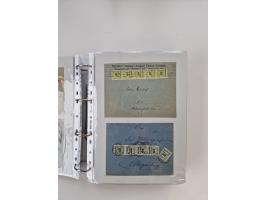 1920/23, umfangreiche Sammlung mit über 4600 Briefen, Karten und Ganzsachen. Dabei interessante Frankaturen, Blockeinheiten, 
