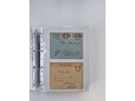 1920/23, umfangreiche Sammlung mit über 4600 Briefen, Karten und Ganzsachen. Dabei interessante Frankaturen, Blockeinheiten, 