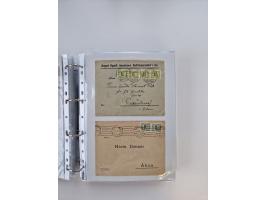 1920/23, umfangreiche Sammlung mit über 4600 Briefen, Karten und Ganzsachen. Dabei interessante Frankaturen, Blockeinheiten, 