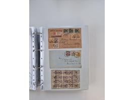1920/23, umfangreiche Sammlung mit über 4600 Briefen, Karten und Ganzsachen. Dabei interessante Frankaturen, Blockeinheiten, 
