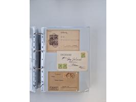 1920/23, umfangreiche Sammlung mit über 4600 Briefen, Karten und Ganzsachen. Dabei interessante Frankaturen, Blockeinheiten, 