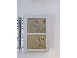 1920/23, umfangreiche Sammlung mit über 4600 Briefen, Karten und Ganzsachen. Dabei interessante Frankaturen, Blockeinheiten, 