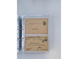 1920/23, umfangreiche Sammlung mit über 4600 Briefen, Karten und Ganzsachen. Dabei interessante Frankaturen, Blockeinheiten, 
