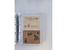 1920/23, umfangreiche Sammlung mit über 4600 Briefen, Karten und Ganzsachen. Dabei interessante Frankaturen, Blockeinheiten, 