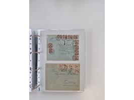 1920/23, umfangreiche Sammlung mit über 4600 Briefen, Karten und Ganzsachen. Dabei interessante Frankaturen, Blockeinheiten, 