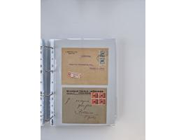 1920/23, umfangreiche Sammlung mit über 4600 Briefen, Karten und Ganzsachen. Dabei interessante Frankaturen, Blockeinheiten, 