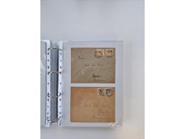 1920/23, umfangreiche Sammlung mit über 4600 Briefen, Karten und Ganzsachen. Dabei interessante Frankaturen, Blockeinheiten, 