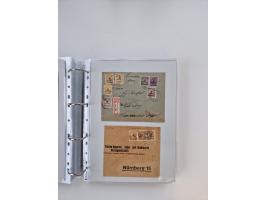 1920/23, umfangreiche Sammlung mit über 4600 Briefen, Karten und Ganzsachen. Dabei interessante Frankaturen, Blockeinheiten, 