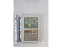 1920/23, umfangreiche Sammlung mit über 4600 Briefen, Karten und Ganzsachen. Dabei interessante Frankaturen, Blockeinheiten, 
