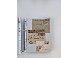 1920/23, umfangreiche Sammlung mit über 4600 Briefen, Karten und Ganzsachen. Dabei interessante Frankaturen, Blockeinheiten, 