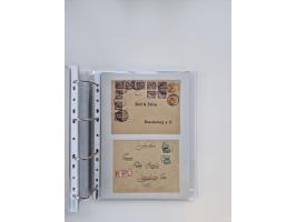 1920/23, umfangreiche Sammlung mit über 4600 Briefen, Karten und Ganzsachen. Dabei interessante Frankaturen, Blockeinheiten, 
