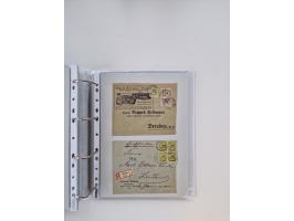 1920/23, umfangreiche Sammlung mit über 4600 Briefen, Karten und Ganzsachen. Dabei interessante Frankaturen, Blockeinheiten, 