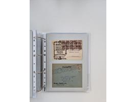 1920/23, umfangreiche Sammlung mit über 4600 Briefen, Karten und Ganzsachen. Dabei interessante Frankaturen, Blockeinheiten, 